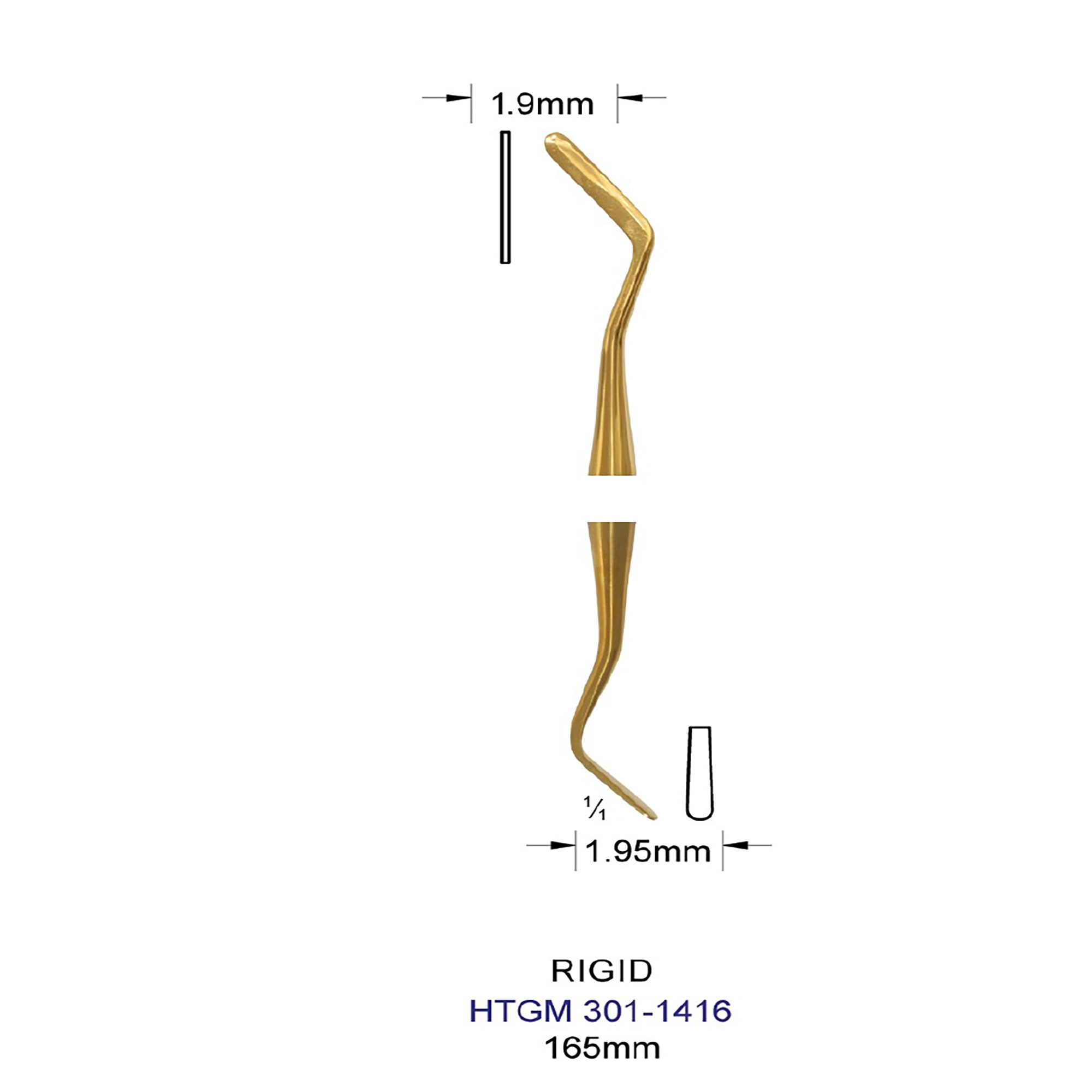 قلم کامپوزیت اسپاتول دهانی پهن/کوچک 1416H