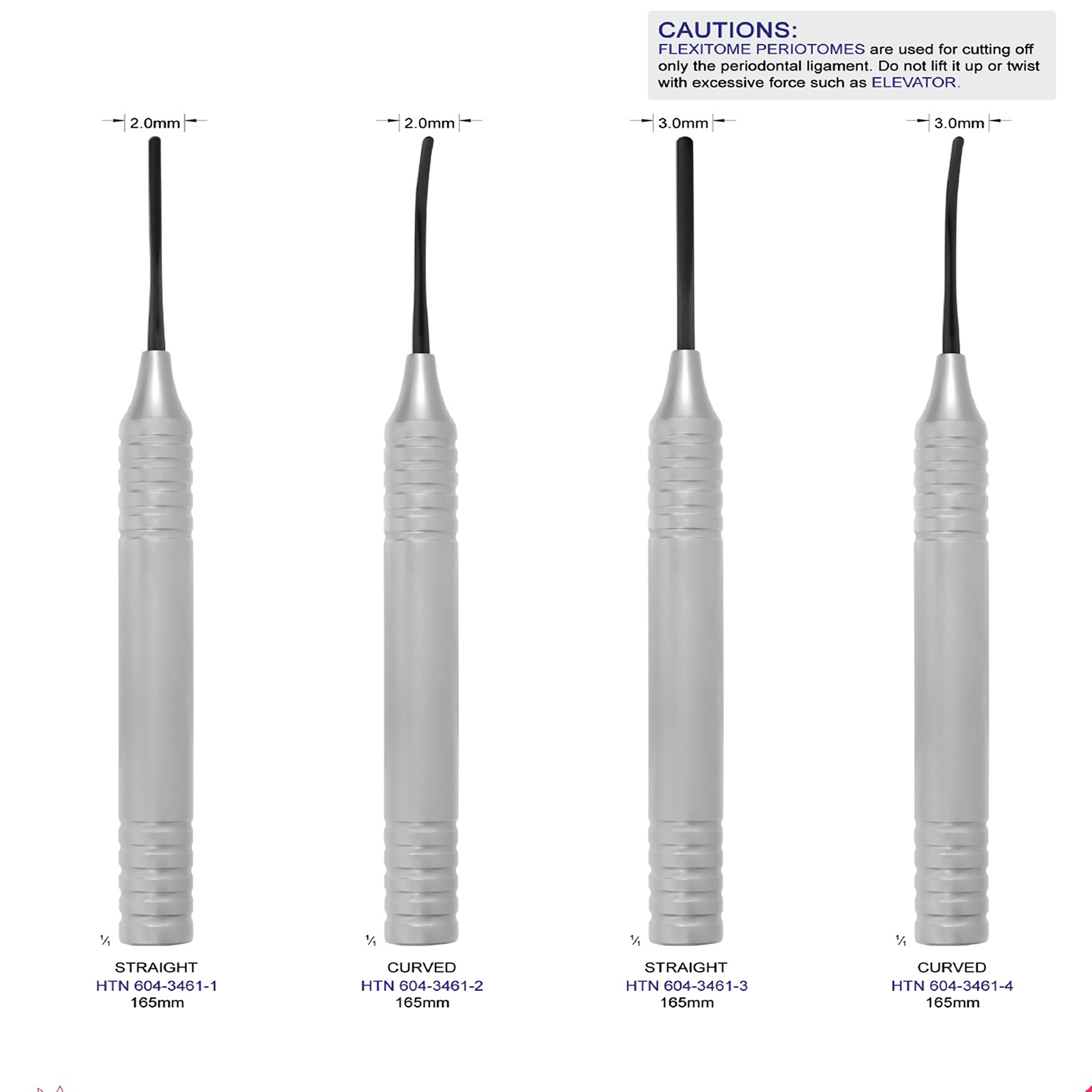 پریوتوم یکسر مستقیم دسته بزرگ ویژه 3-3461 ( 3mm)