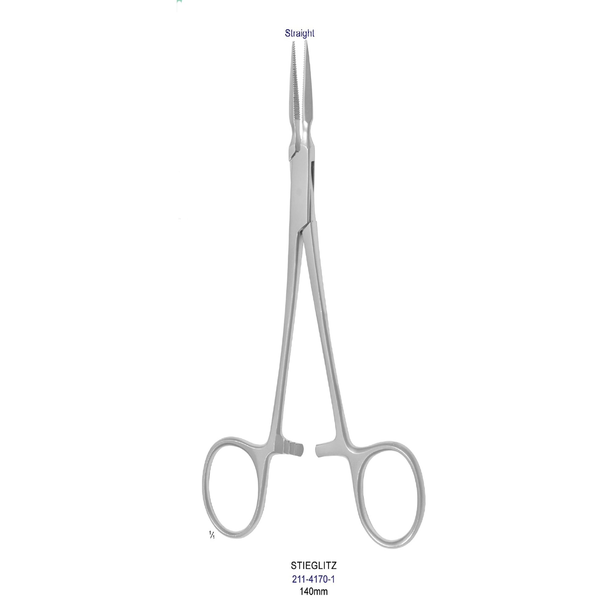 پنس هموستات اندو دندانه دار مستقیم 1-4170