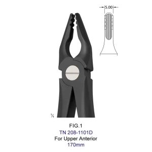 آتروماتیک فورسپس سانترال بالا (Titanium Black) 1101D-TN